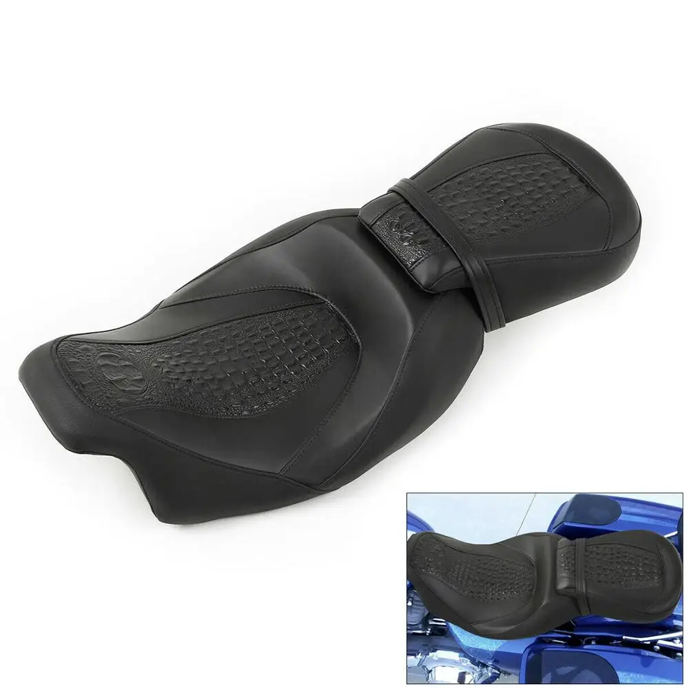 

Motorcycle Driver Passenger Seat For Harley Touring Ultra Limited FLHTK Street Glide FLHX