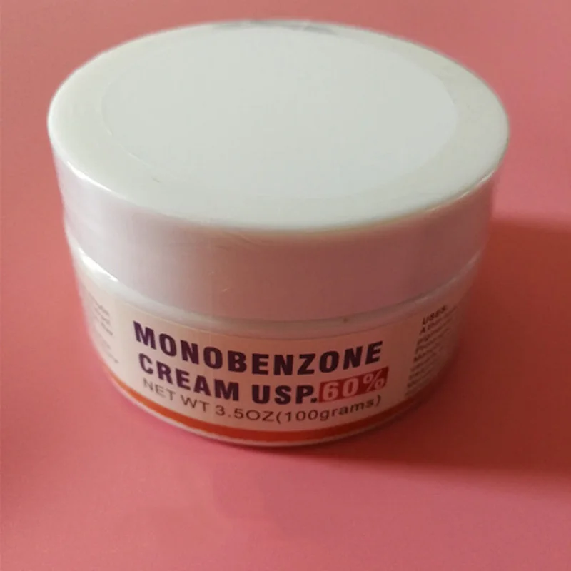 

Brand new monobenzone 60% skin decolorizing Cream whitening fades skin tone clears blemishes & Leukoplakia removing melanin 100g