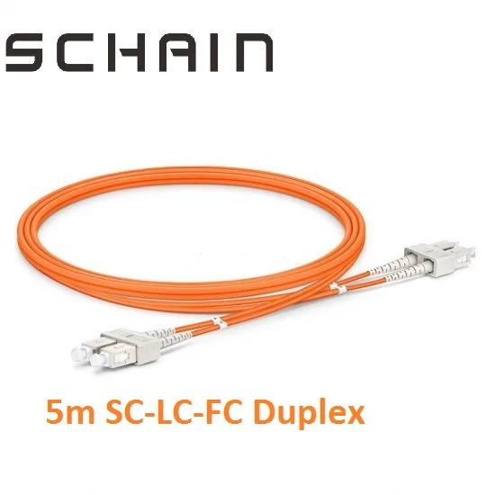 

5 м LC SC FC PC UPC патч-корд дуплексный OM2 многорежимный ПВХ 2,0 мм волоконно-оптический патч-корд оптоволоконный оптический кабель