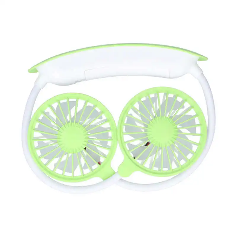 

Mini Portable Neck Fan USB Folding Neck Hanging Fans Summer Home Outdoor Sports Air Cooler Fan