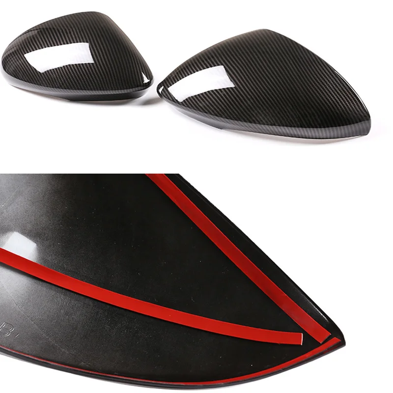 

For Alfa Romeo Giulia 952 Stelvio 949 2016 - 2019 100% Real Carbon Fiber Side Wing Rearview Mirror Cap Case Shell Cover Trim