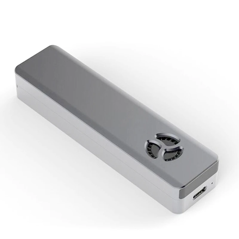 M.2 SSD коробка с вентилятором не требует применения инструментов Установка