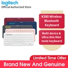 Беспроводная Bluetooth-клавиатура Logitech K380, Удобная тонкая портативная Офисная Клавиатура для ПК, Windows, MacOS с M350