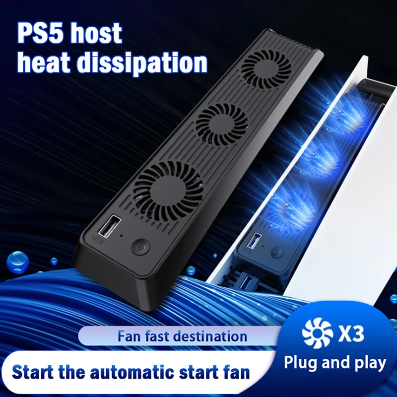 

Новые игровые консоли для вентиляторов, игровые аксессуары для консоли Ps5, консоль для игр Sony Playstation5, суперохлаждение, контроль температуры