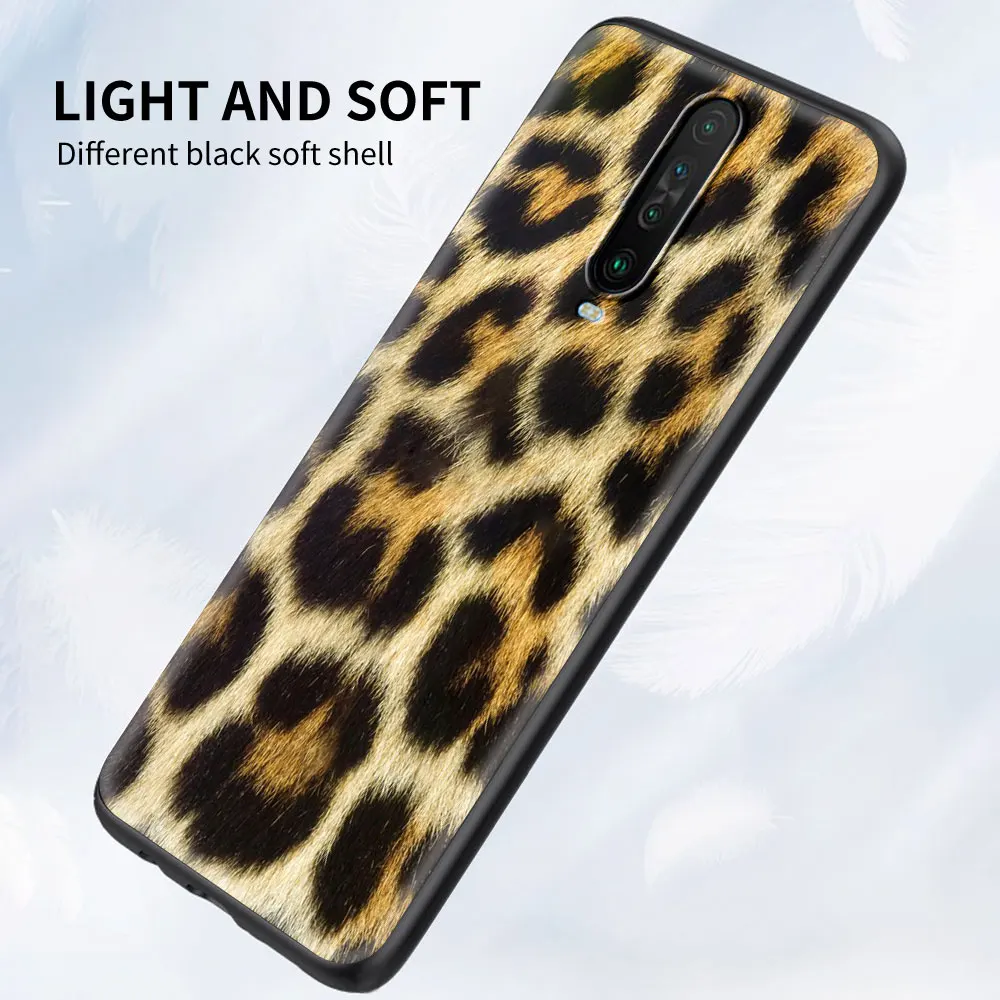 Fashion Leopard Prints Silicone Phone Case For Xiaomi Redmi Note 9S 9 8 Pro 8T 8 8A 9A 9C 9i 7 7A 6 6A Back Cover Coque Fundas