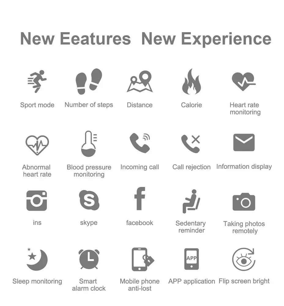 Водонепроницаемые Смарт-часы с пульсометром браслет женский подарок для iPhone Android