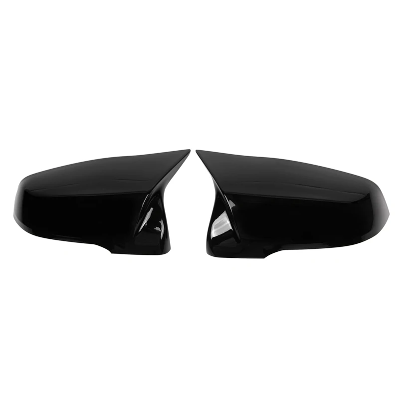 Bright Black ABS Side Rear View Mirror Cover Replacement Ox Horn For-BMW 1 2 Series X1 Z4 F45 F46 F48 F49 2016-2019 | Автомобили и