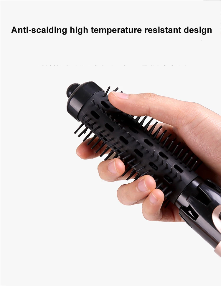 

4 in 1 Hair Dryer Brush Automatic Rotary Hot Air Styler Brush Dryer Curling Rod Straight Hair Styling Comb