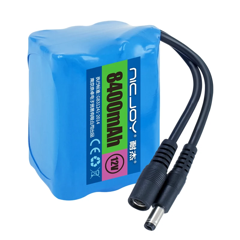 Литий-ионный аккумулятор 12 В 2200 мАч-4000 мАч для наружного портативного аварийного