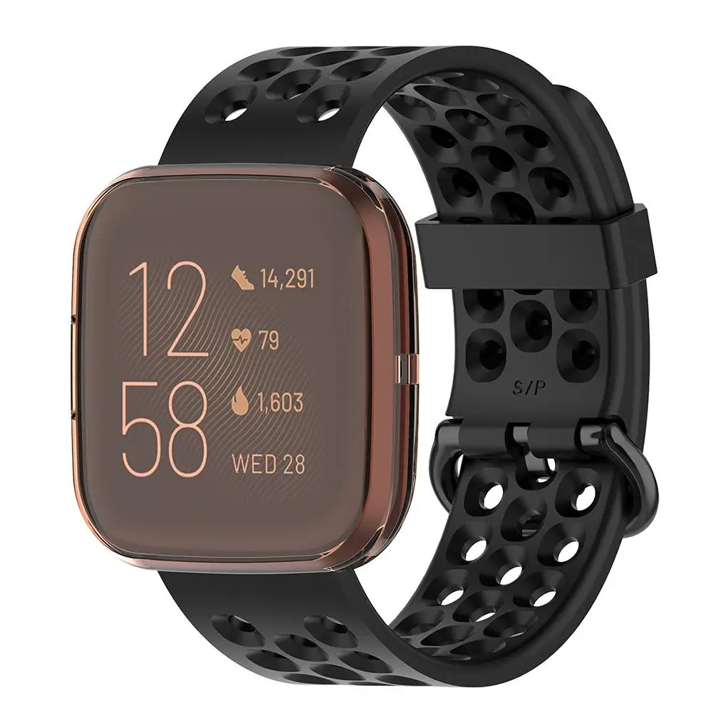 Для Fitbit Versa 2 ультра-тонкий анти-капля Мягкий ТПУ чехол для часов Замена умный