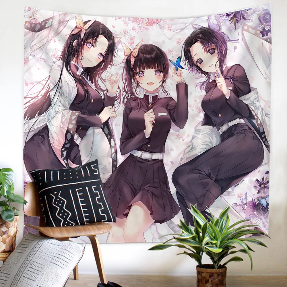 

Anime Tapestrying kawaii room decor home decor hippie tapisserie decoration mural tapiz gobelin home decoration accessories