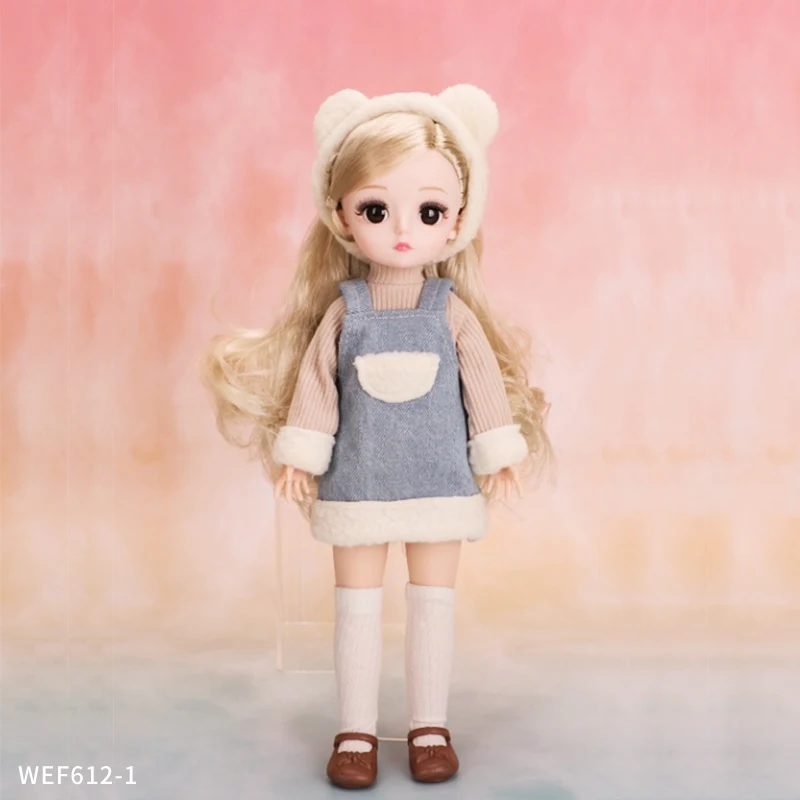 BJD кукла 1/6 30 см 13 суставов моды пластиковые куклы обувь одежда наряд для макияжа