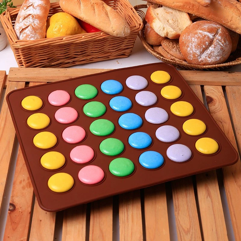 

Silicone DIY Cake Baking Mat 30 Cavity Pastry Cake Macaron Mat Oven Baking Mould Sheet Pad Tray Sheet Kitchen Tools