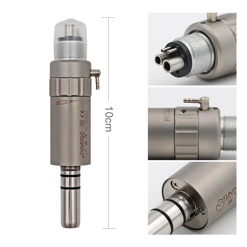 

Dental Low Speed Handpiece Air Turbine Straight Contra Angle Air Motor With 2Holes/4Holes For Dental Lab Micromotor Polish Tool
