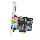 PCI Express PCI-E 5,1 Ch 6-канальная PCIE аудио цифровая звуковая карта адаптер CMI8738 CMI8738 звуковая карта