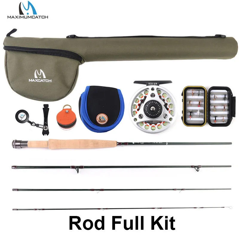 Rod Combo Maximumcatch V-светильник 6ft/6.6ft/7ft/7.6ft 1/2/3wt Fly Rod графит IM10 углеродное волокно так светильник вес Fly удочка - Цвет: Rod Combo