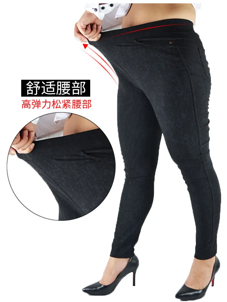 Женские зимние теплые брюки бархатные плотные черного цвета с высокой талией