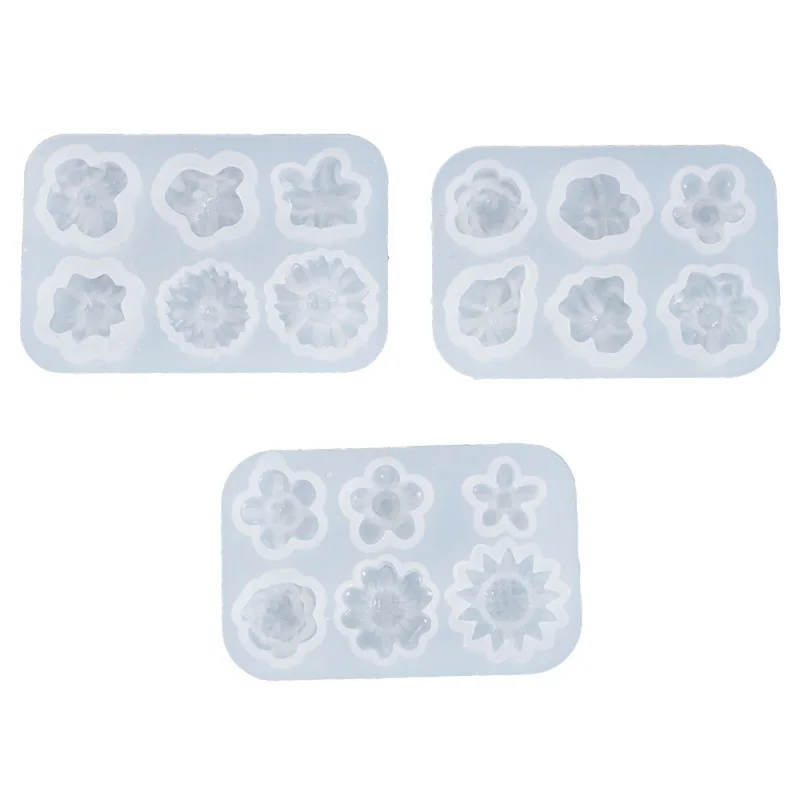 

Epoxy Resin Flower Pendant Silicone Mold DIY Jewelry Making Craft Accessories Hairpin Decoration Supplies