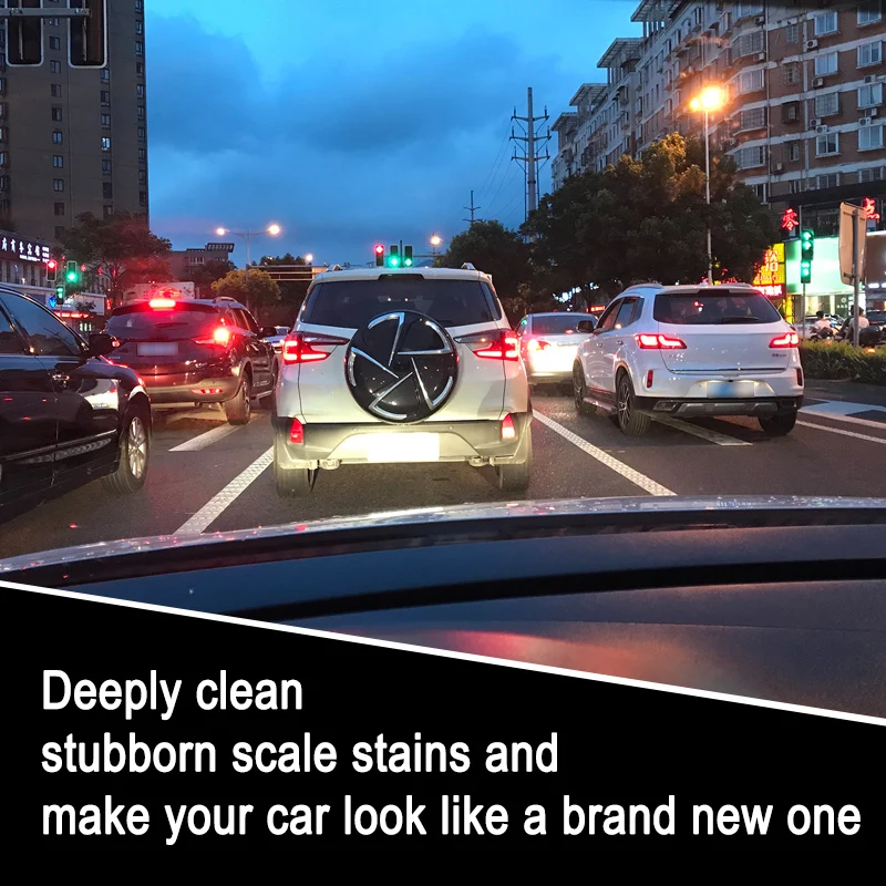 

Car Scratch Remover Liquid Sponge Glass Deep Cleanser Car Glass Cleaning Sponge Glass Remove Oil Film Car Styling