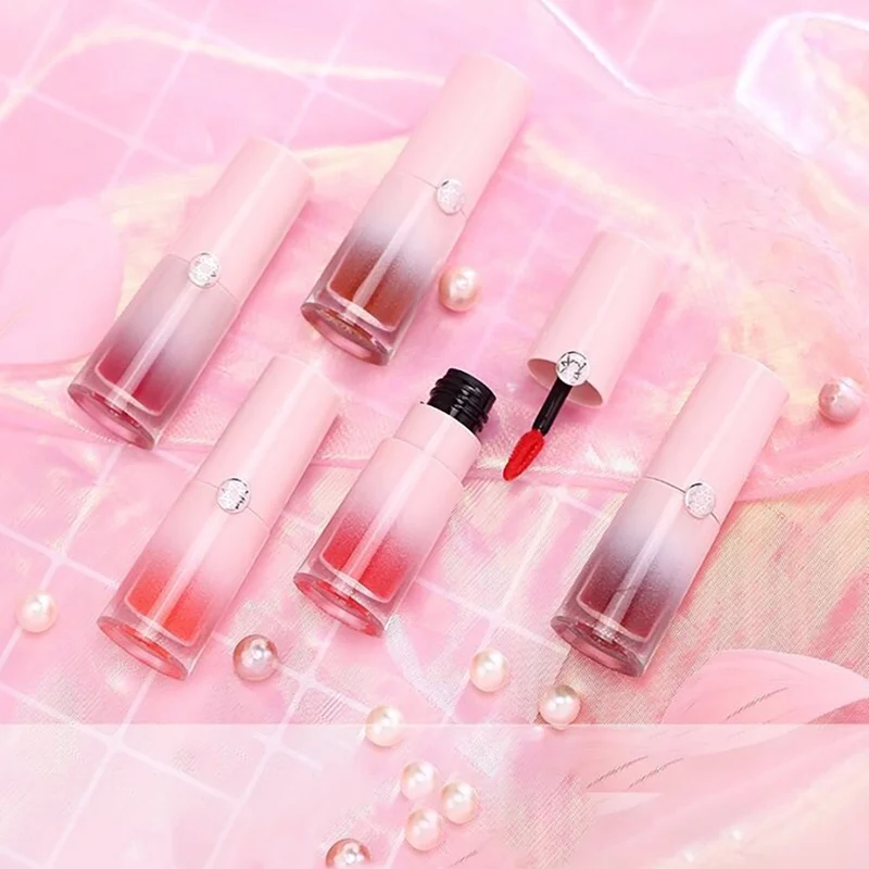 1 шт. макияж губ 6 цветов жидкая губная помада зеркальная поверхность блеск для