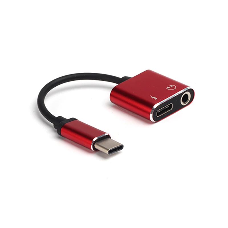 Адаптер для наушников Type C 3 5 мм зарядное устройство USB аудио кабель 2 в 1 Тип разъем