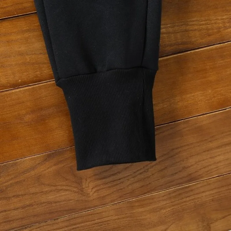 

Mens Casual Sweatpants Harajuku Fashion Black White Patchwork Ankle Length Harem Pants Elastic Waist Loose Fit Joggers Trousers