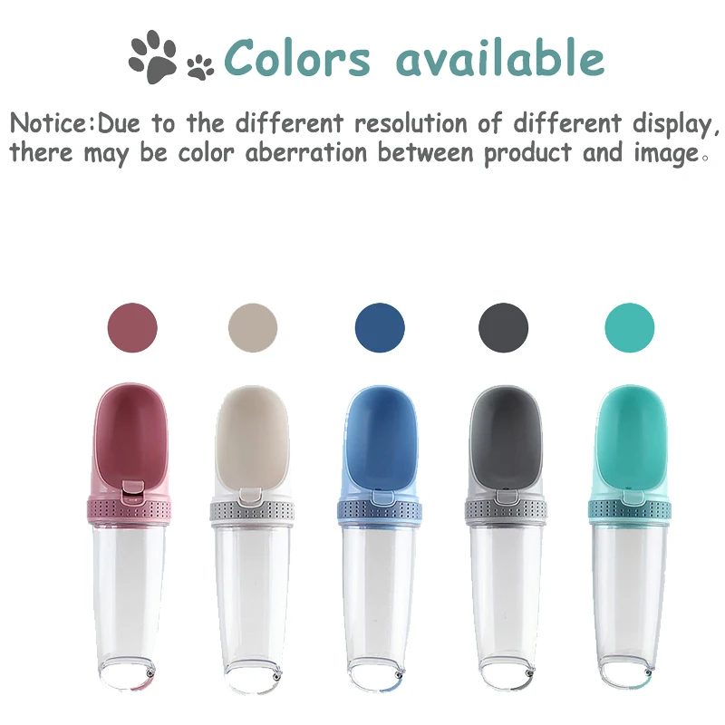 

Outdoor Pet Dog Water Bottle Portable Travel Puppy Cat Feeding Water Cup Water Dispenser Feeder For Small Large Dog Pet Supplies