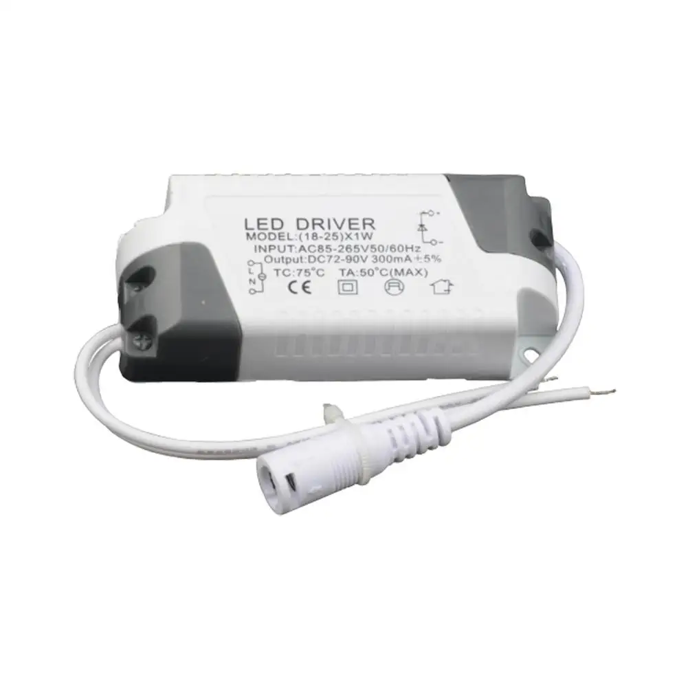 

New Led Panel Lamp Power Supply Lighting Transformer Ac85-265v Output 1-3w 4-7w 8-12w 13-18w 18-24w Safe Plastic Shell Led Drive