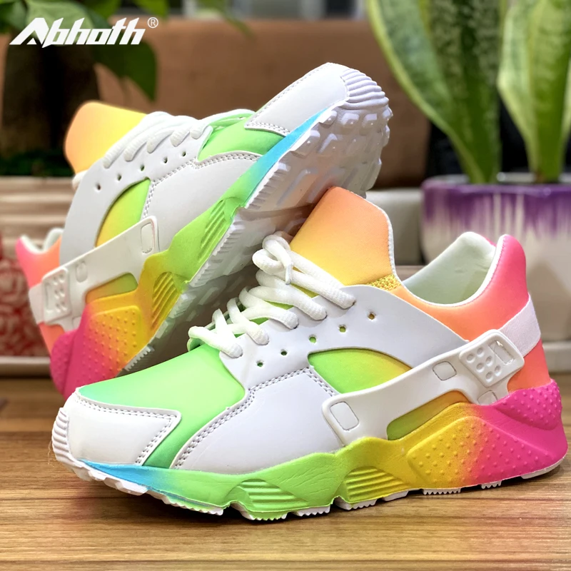 

Abhoth Running Women Shoes Breathable Shoes Women Mesh Lightweight Shoes for Women SneakerGradient Colorful Zapatos De Hombre