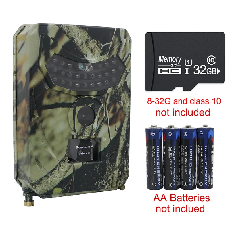 

Outdoor Hunting Camera 12MP Wild Animal Detector Trail Camera HD Waterproof Monitoring Infrared Heat Sensing Night Vision