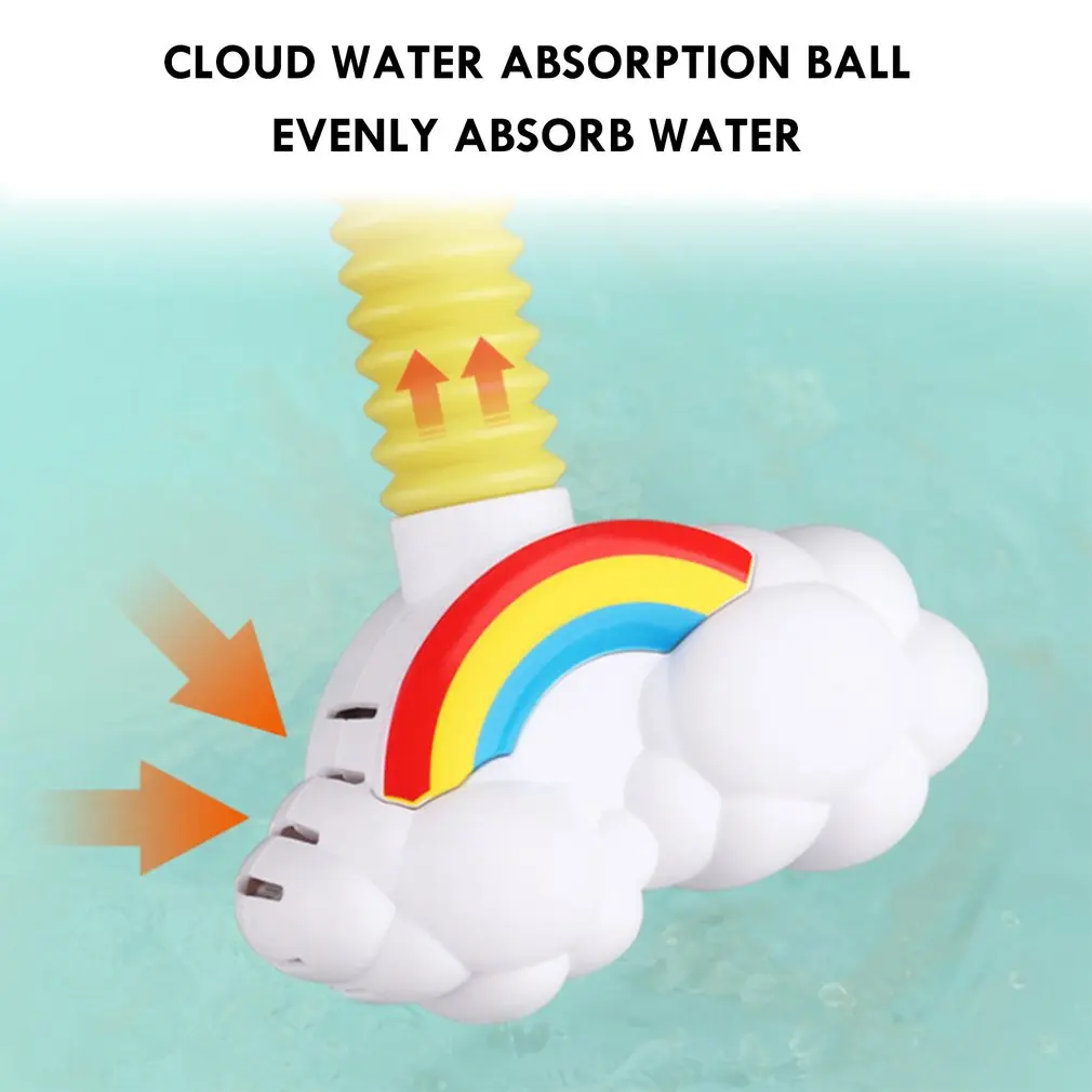 

Baby Bath Toys Electric Elephent Animal Sucker Electric shower Rain Head Plastic Children Game Water Cloud