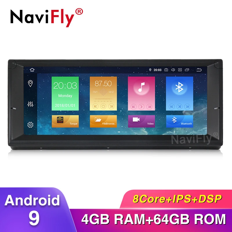 IPS Screen DSP Eight core 4G RAM 64G ROM Android9.0 Car DVD PLAYER For BMW E39 E53 X5 M5 RADIO stereo navigation multimedia | Автомобили и