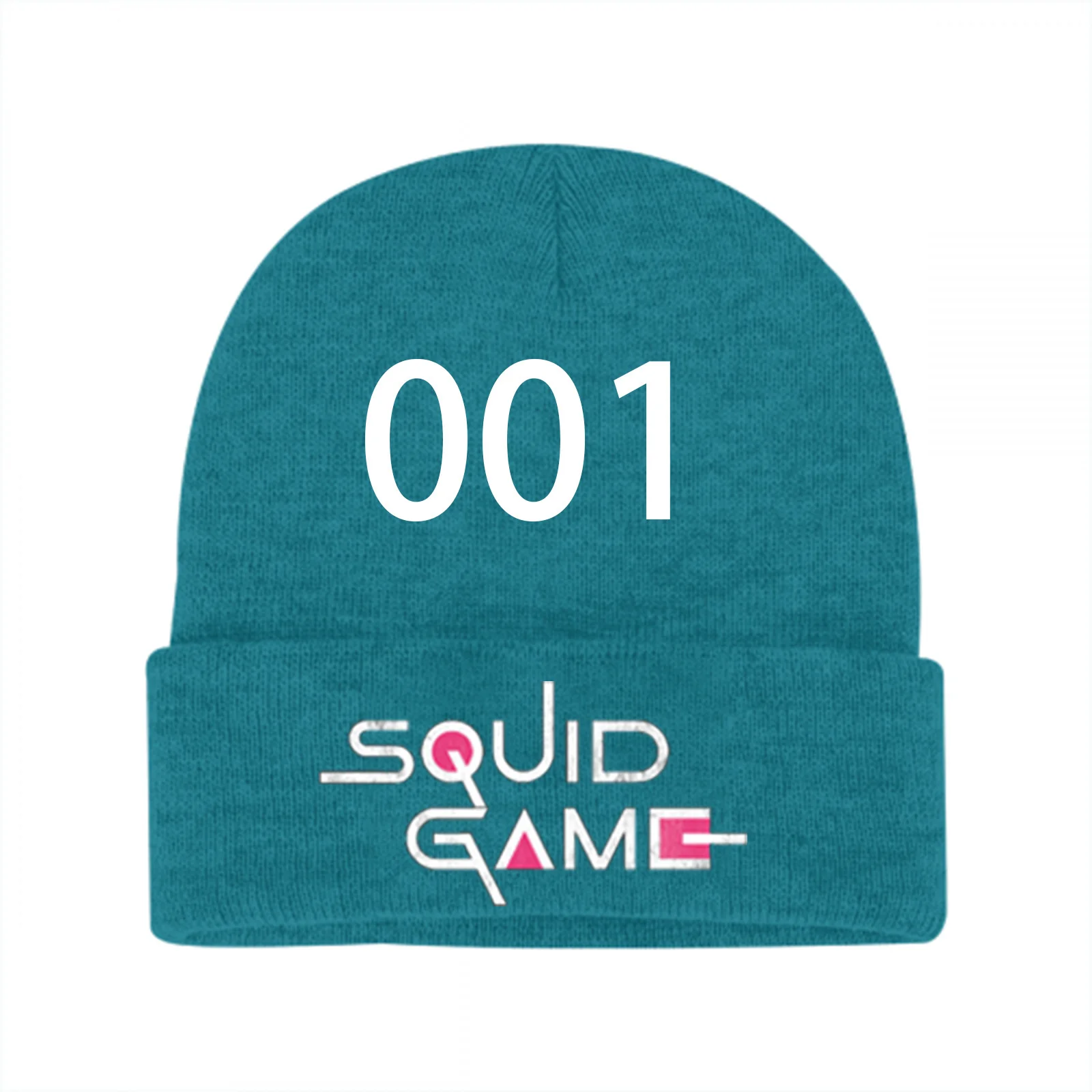 

Squid Game Cotton Hat Green Black Korean Drama Cosplay Merch Warm Unisex Casual Streetwear Caps New Arrival Beret 2021