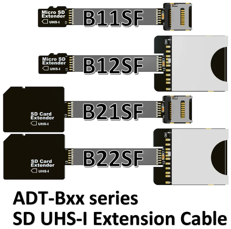 

SDHC SDXC UHS-I SD Card extender Cable TF memory card extension cord high-speed transmission