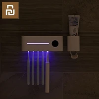 xiaomi sothing uv light toothbrush sterilizer holder inhibit bacterial tooth brush antibacteria automatic toothpaste dispenser