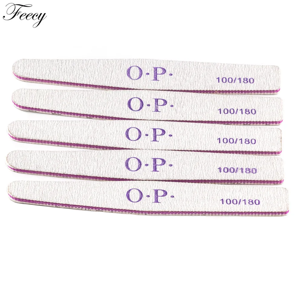 NA0503 5pcs Пилочка для ногтей с буфером, двусторонняя пилочка для ногтей с буфером, 100/180, триммер, липовый буфер, инструмент для нейл-арта, инструмент для нейл-арта - Цвет: NA0503 5pcs