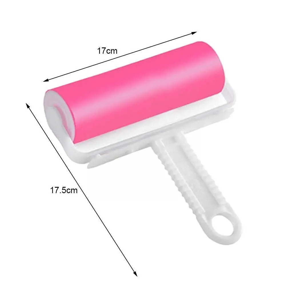 

Cleaner Remover Pet Rubber Brush Home Accessory Sticking Cleaning Clothes Picker Roller Lint Reusable Hair Catcher Brush R5Z8