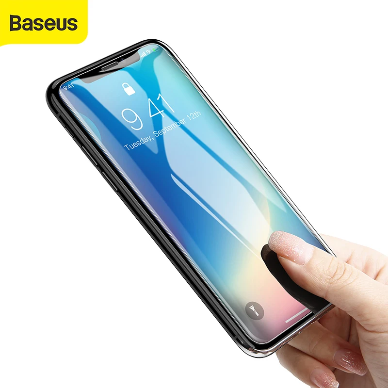 Защитное стекло Baseus для iPhone xs 0,3, закаленное, мобильный телефон мм