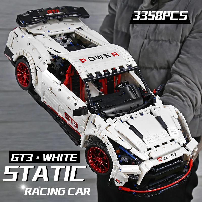 Форма KING MOC электрическая серия супер гоночная модель автомобиля с дистанционным