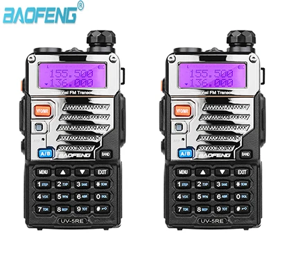 2 шт BaoFeng UV 5RE двухдиапазонный 136 174/400 480 МГц 128CH FM радио|2pcs baofeng|walkie talkie2pcs baofeng uv-5r |