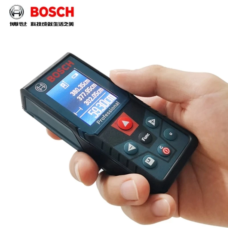 Профессиональный лазерный дальномер Bosch высокоточный GLM400 40 м цветной экран