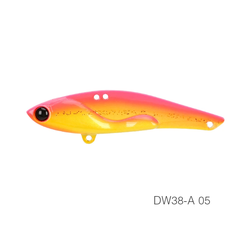 DW38-A-05 TSURINOYA для рыбалки заброса приманки, блесна металлическая DW38-A 70 мм 18 г на дальние расстояния бас наживка Тройной крюк искусственные приманки 13 Цветов - Цвет: DW38-A-05