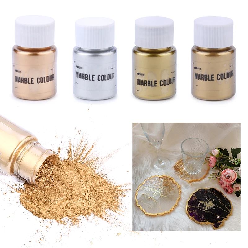 

Порошок, блестящий металлик 25 мл для камень из эпоксидной смолы, блестящий порошок для изготовления ювелирных изделий «сделай сам», эпоксид...