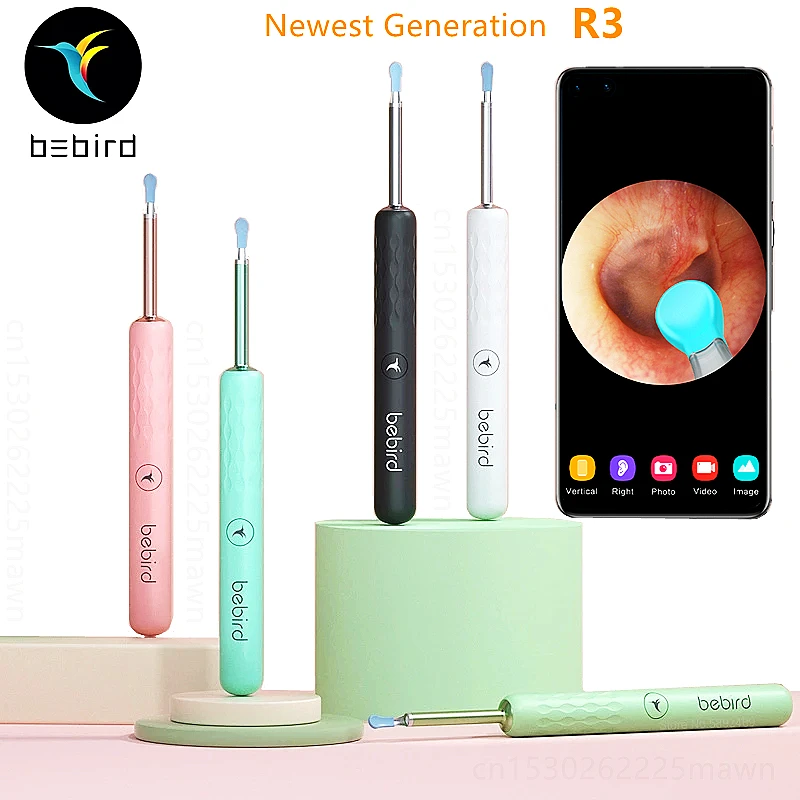 

Bebird R3 X3 Ear Cleaner Minifit Wax Removal Tool Digital 300W Precision IP67 Waterproof Endoscope Camera Otoscope Health Care