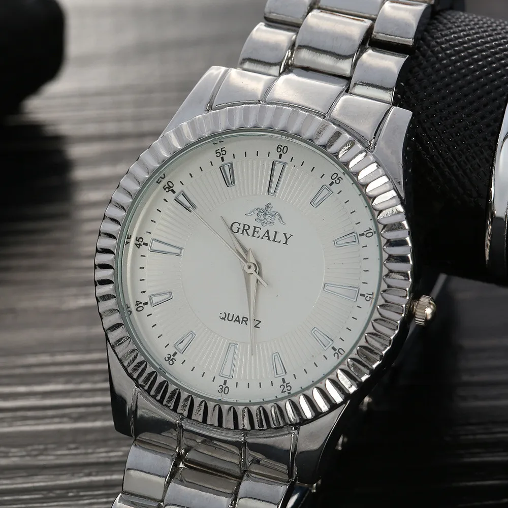 Часы наручные для мужчин и женщин Модные Простые повседневные кварцевые из