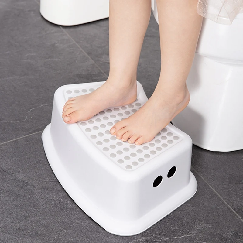2Pcs Bench Plastic Stool Bathroom Feeding Hand Washing Bath Stepping Piano Pad Footstool Short Baby Non-Slip Children Small Plat | Мебель