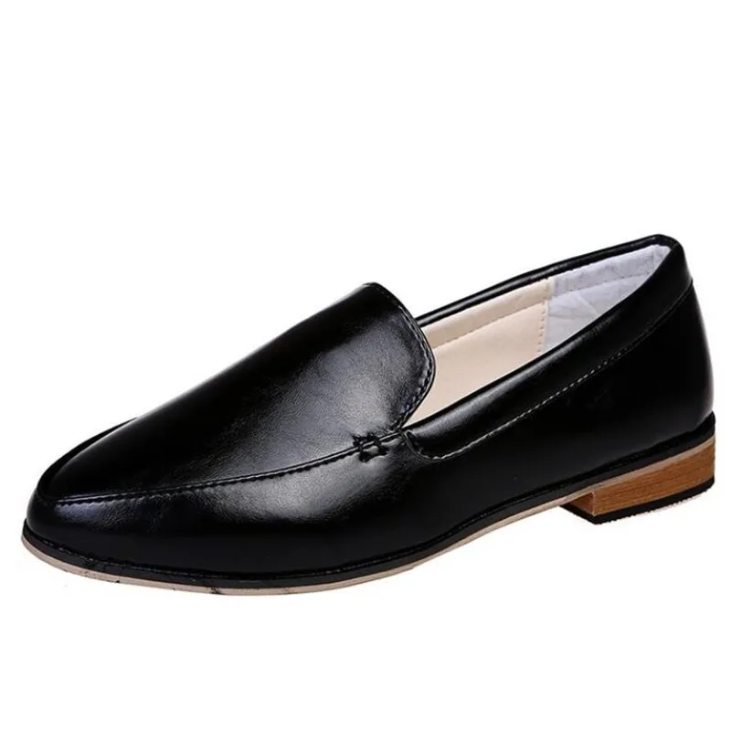 

Women's leather shoes spring and autumn new fashion women's casual shoes sports low-heel women platform sneakers loafers