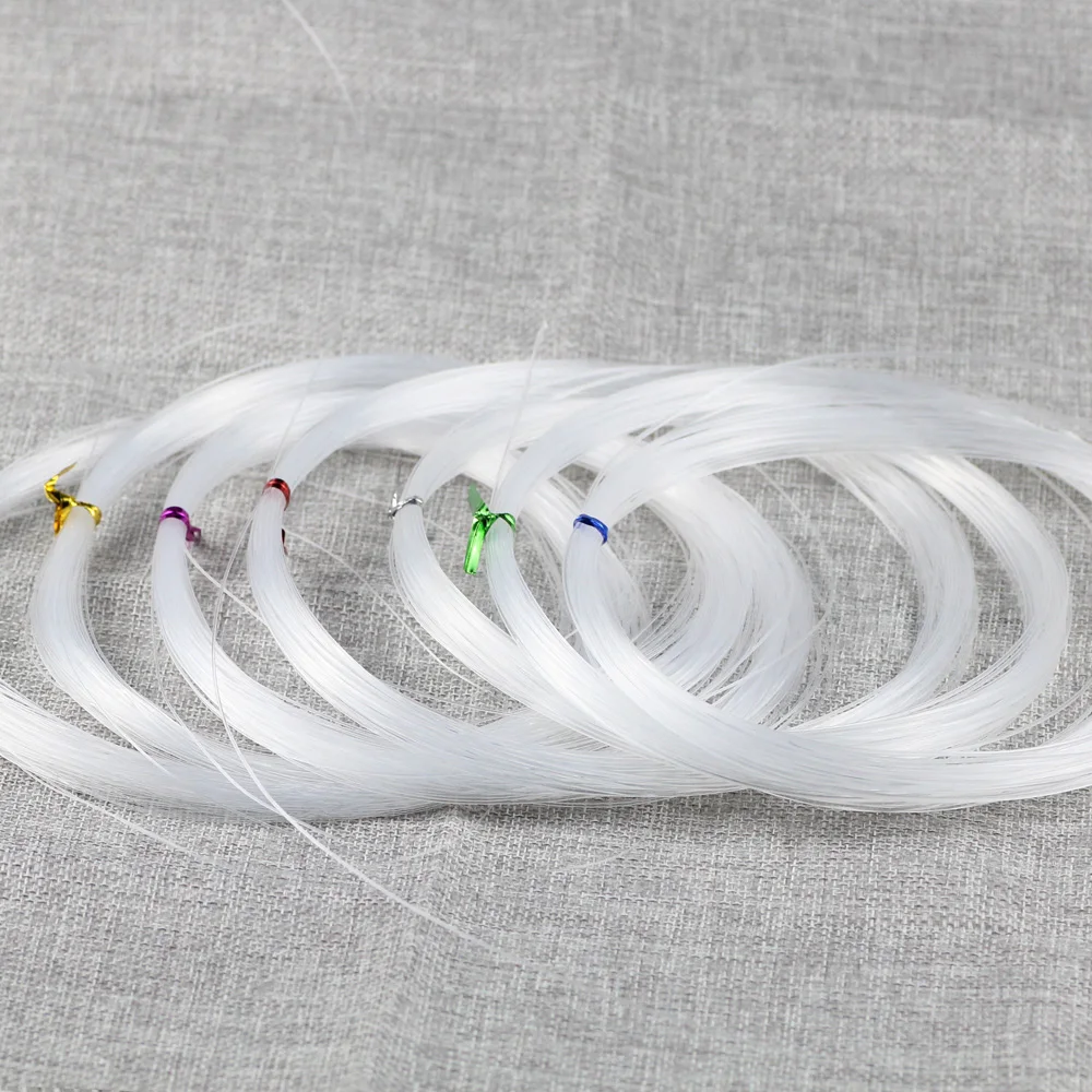 

YHBZRET 0.4~1mm PE Crystal Non-Stretch Fish Line Beading Wire Nylon Rope Cord Thread String For DIY Bracelet Jewelry Making