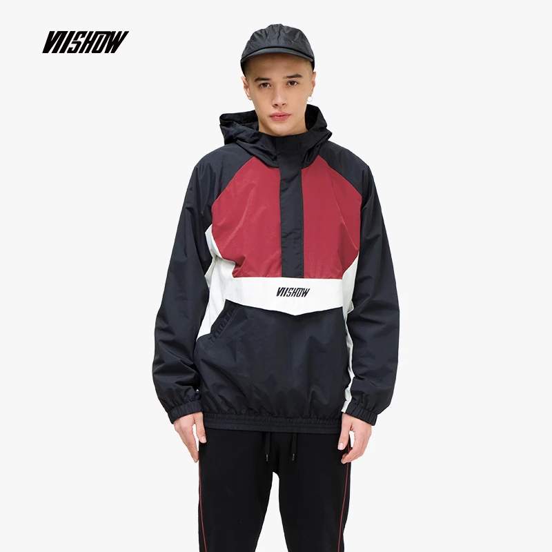 Viishow уличная Мужская куртка с капюшоном брендовая стеганая одежда новинка 2019