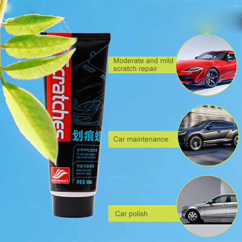 

100ml Car Body Repair Kit Scratch Paint Polish Polishing Grinding Compound Wax Scratches Remover Restoring tools